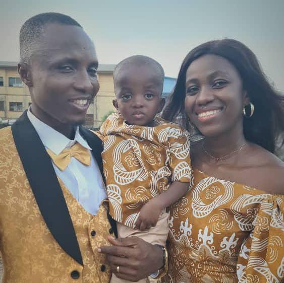 Meet our groomsman and his wife and son