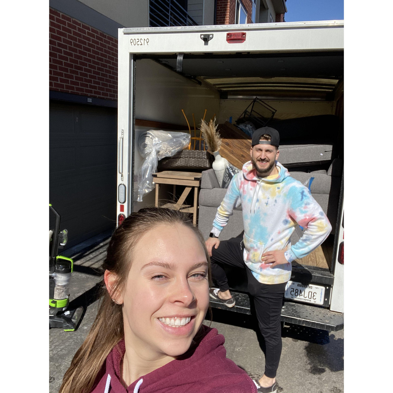 Moving Amanda from CO--> MN 2.26.22 (Tyler flew down to just drive home in the u-haul) he bought walkie-talkies so we could talk on our drive back!