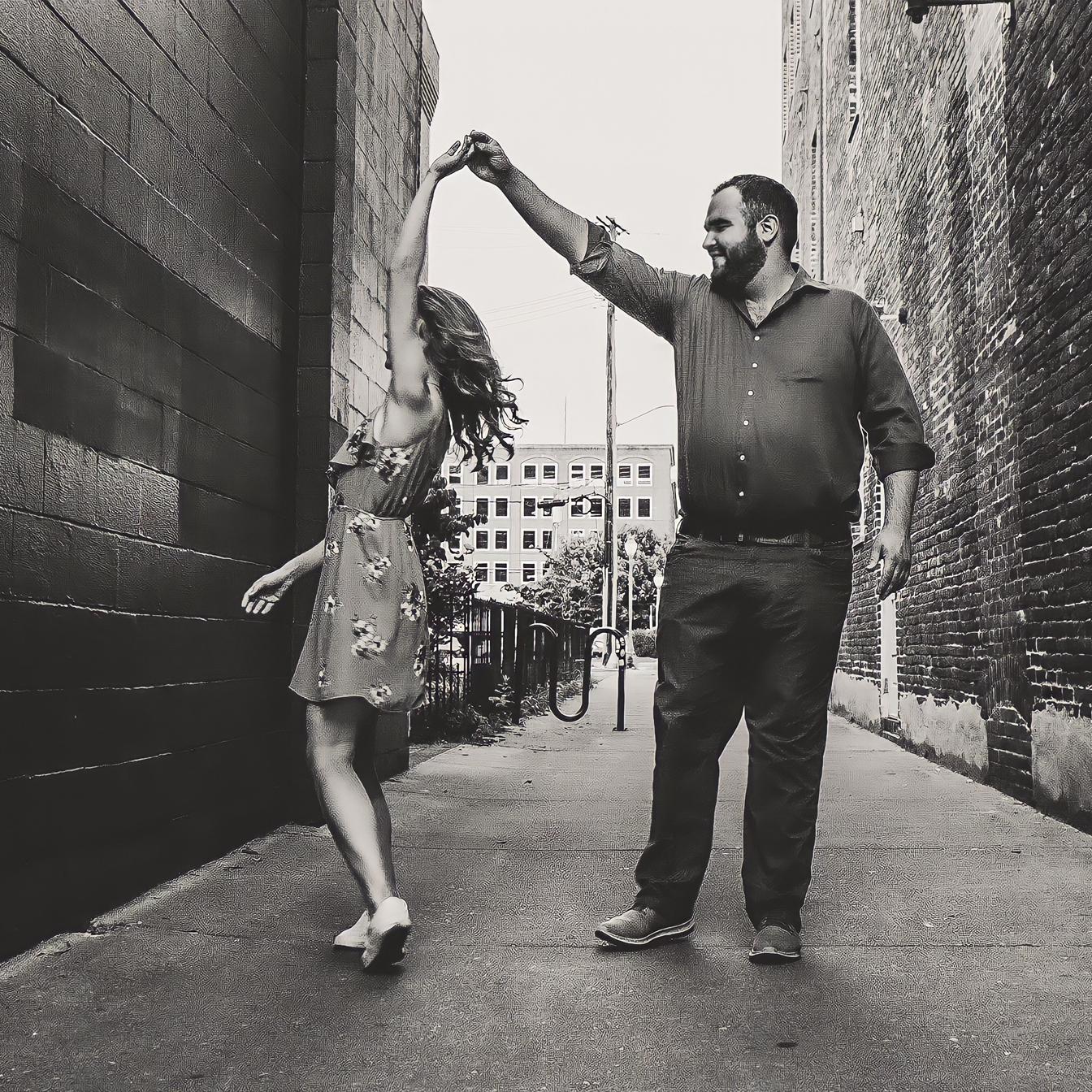 This is a photo that we always wanted. Love how this black and white turned out!