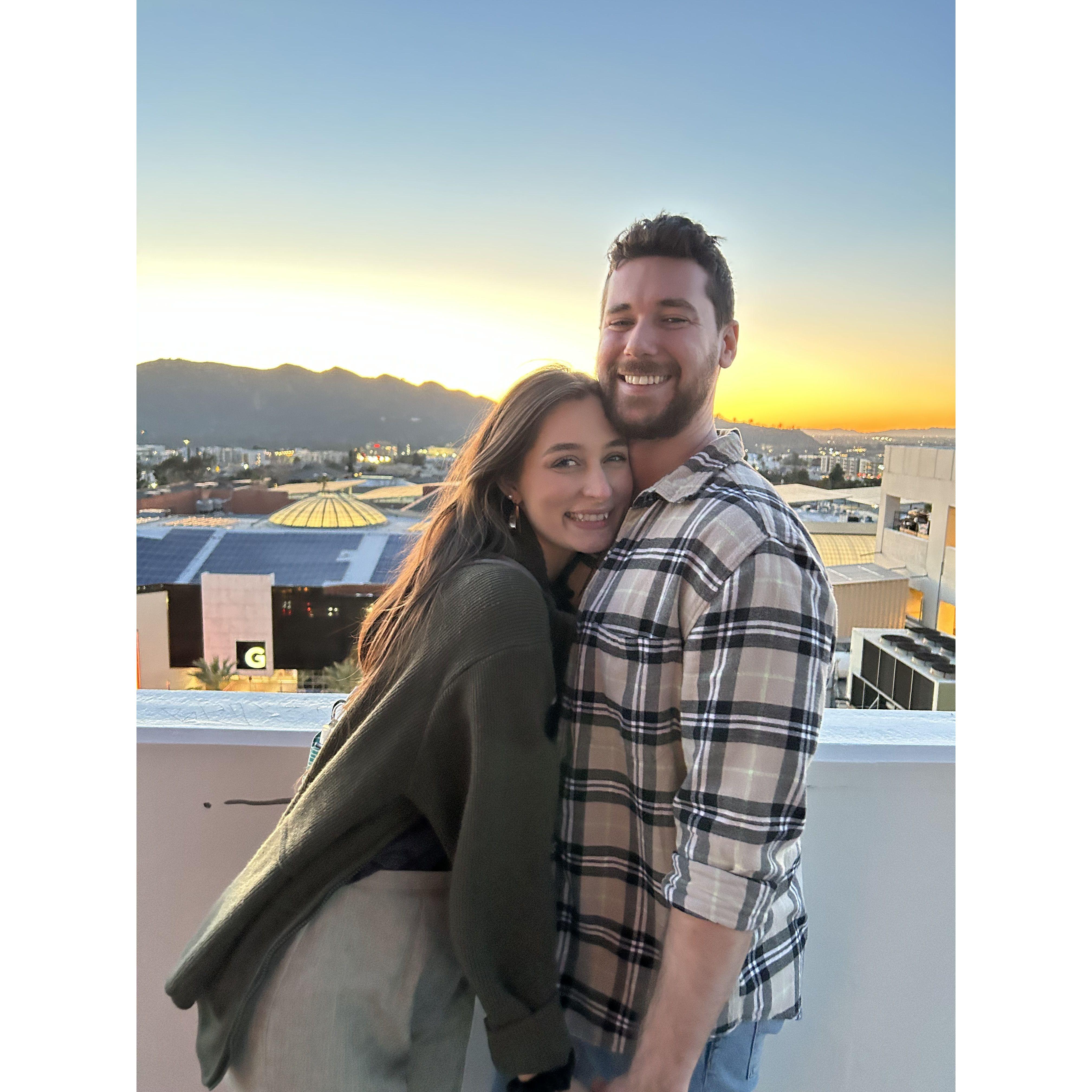 Vision Trip with Coreluv to California! 2 weeks after our engagement :)