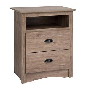 Prepac Manufacturing Ltd. - Prepac DDC-2428 Salt Spring Tall Night Stand, Drifted Gray