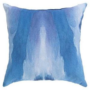 Navy Indigo Kaleidoscope Throw Pillow 18x18" - Surya