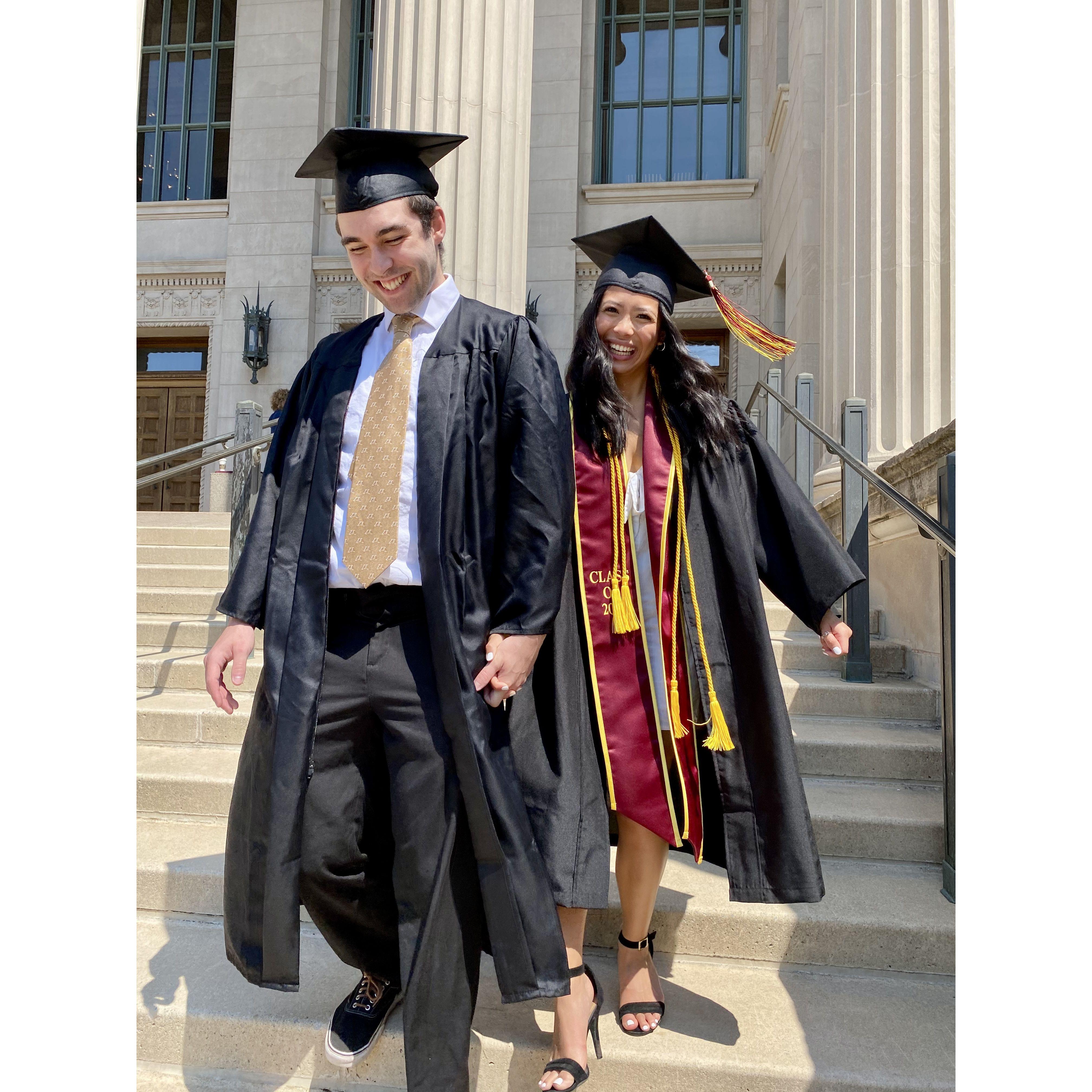 Senior Year! Celebrating our biggest accomplishment...together! We've come a long way. Forever college sweethearts.