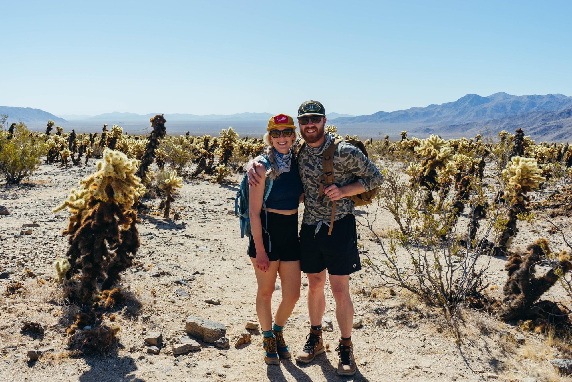 Day after Josh proposed in Joshua Tree :)