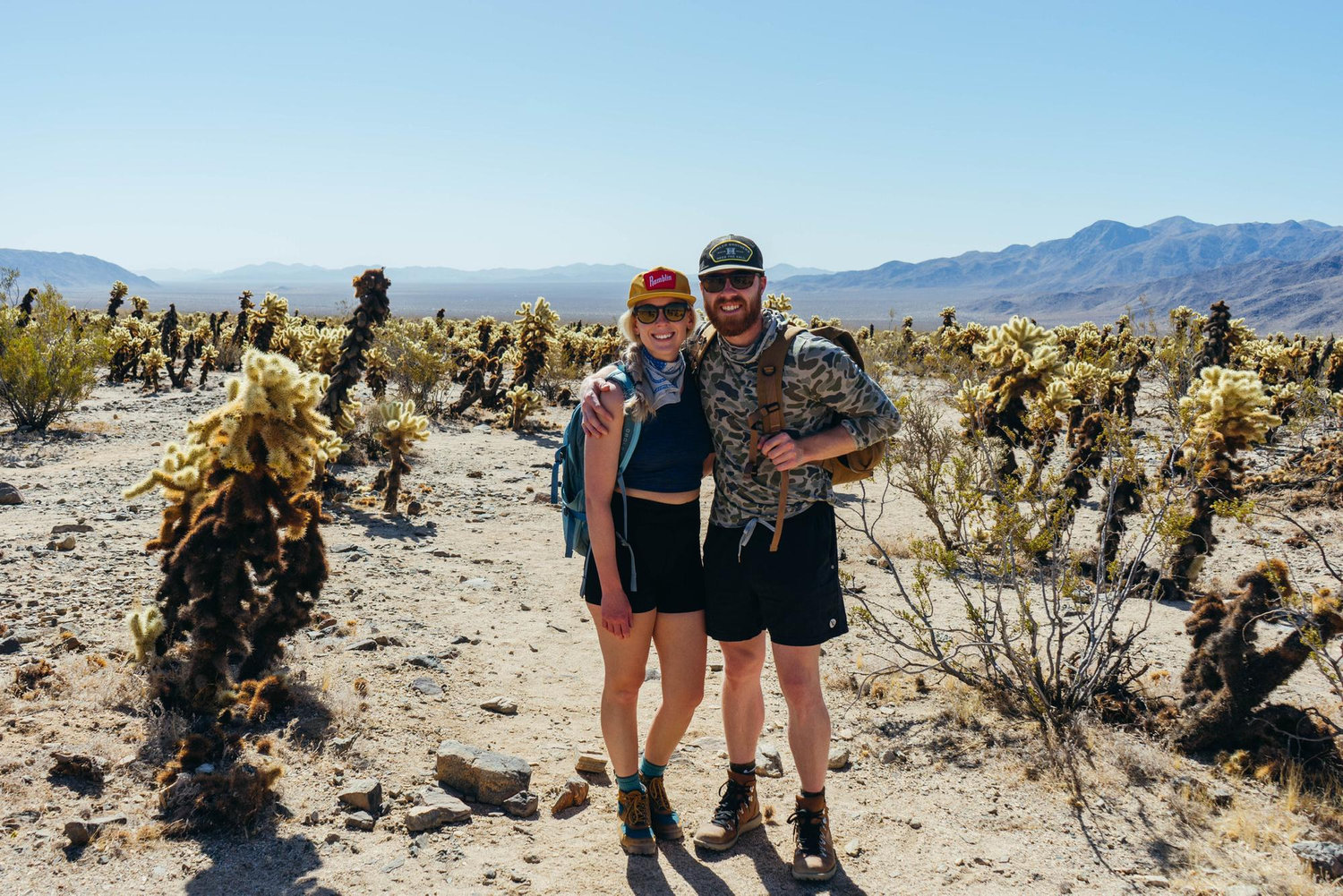 Day after Josh proposed in Joshua Tree :)