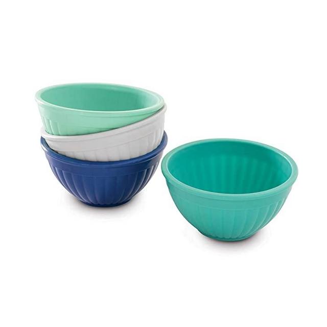 Nordic Ware 69500 Prep & Serve Mini Bowl Set, 4-pc, Set of 4, Coastal Colors