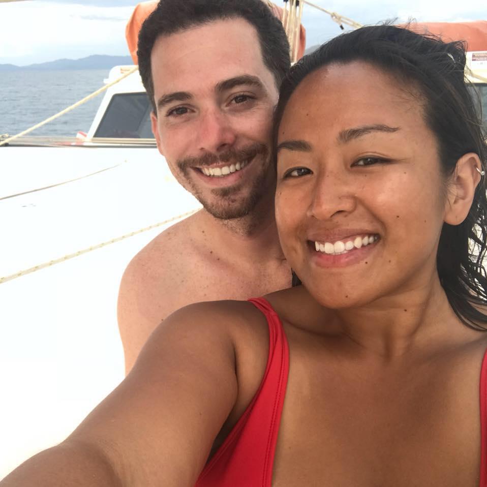On a catamaran in Costa Rica