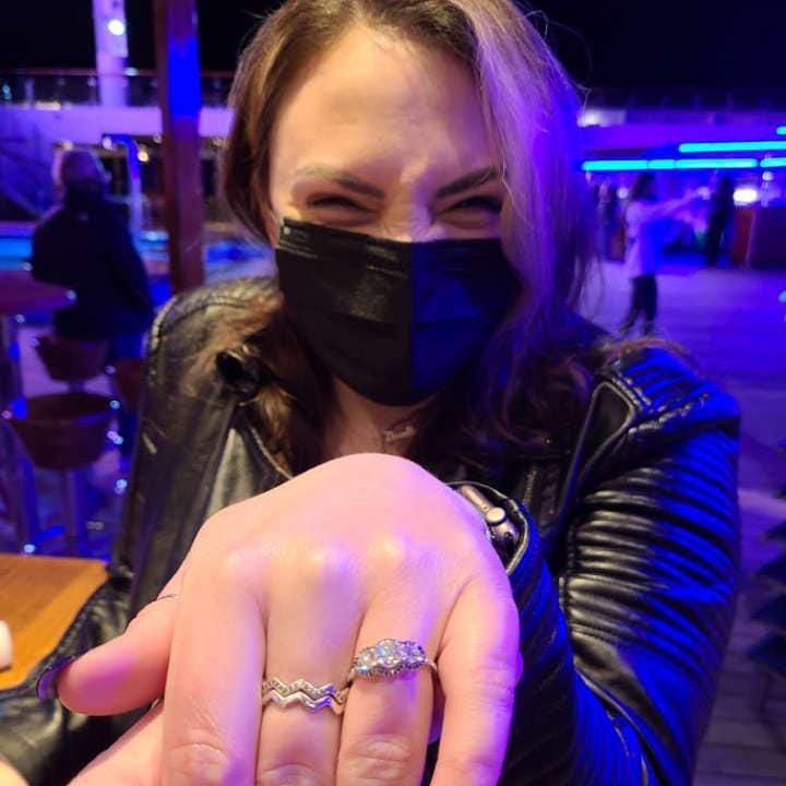 01/23/2022 She said YES on the Carnival Valor
