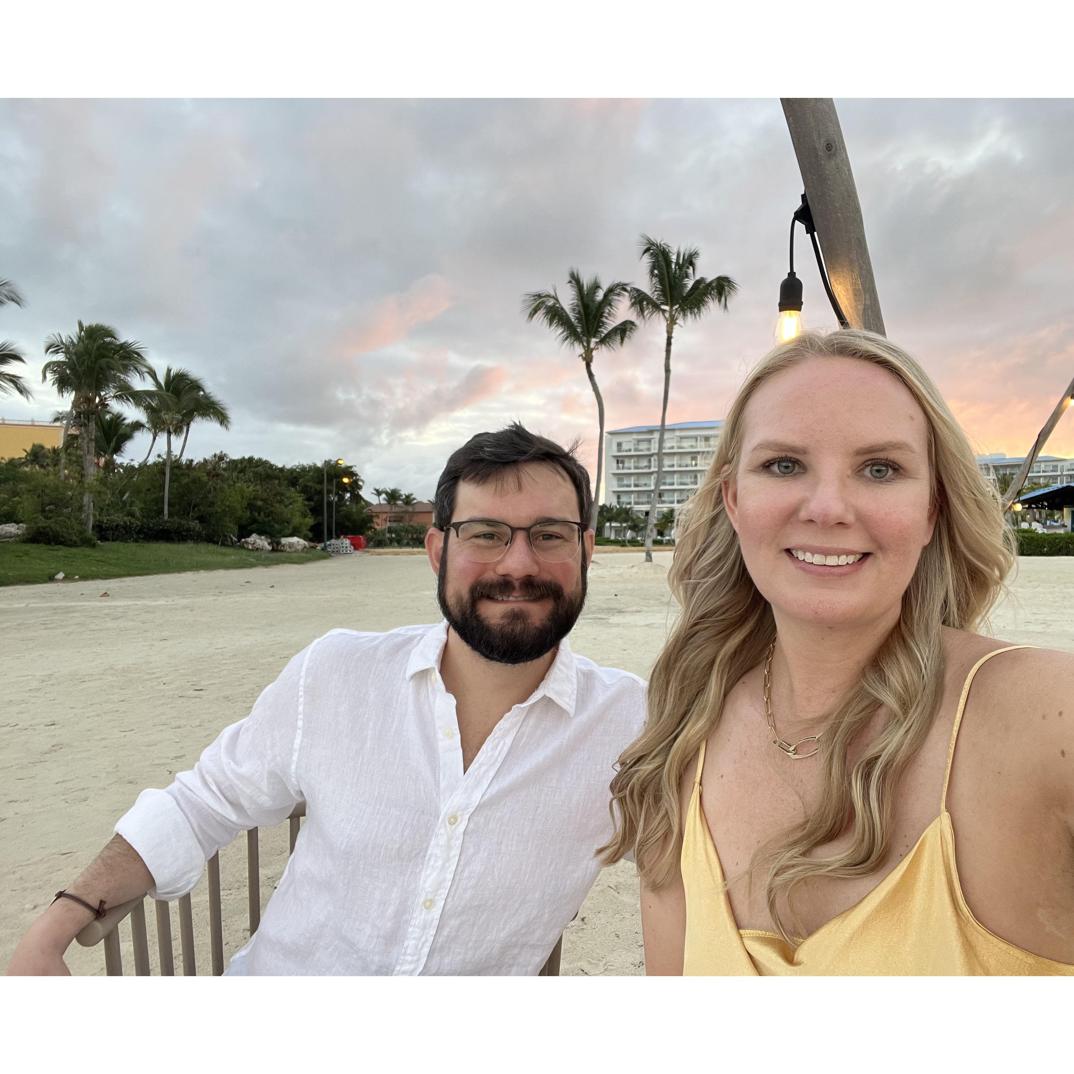 Beautiful dinner in Punta Cana at the Margaritaville hotel