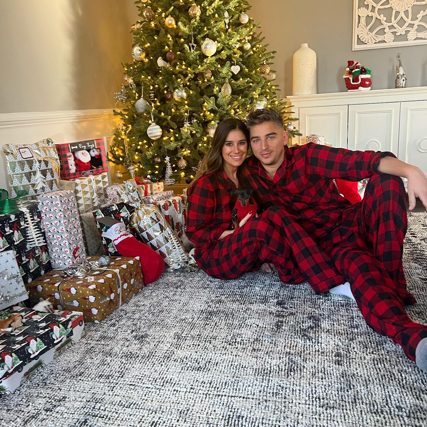 December 2022… First Christmas with our min pin Gio!