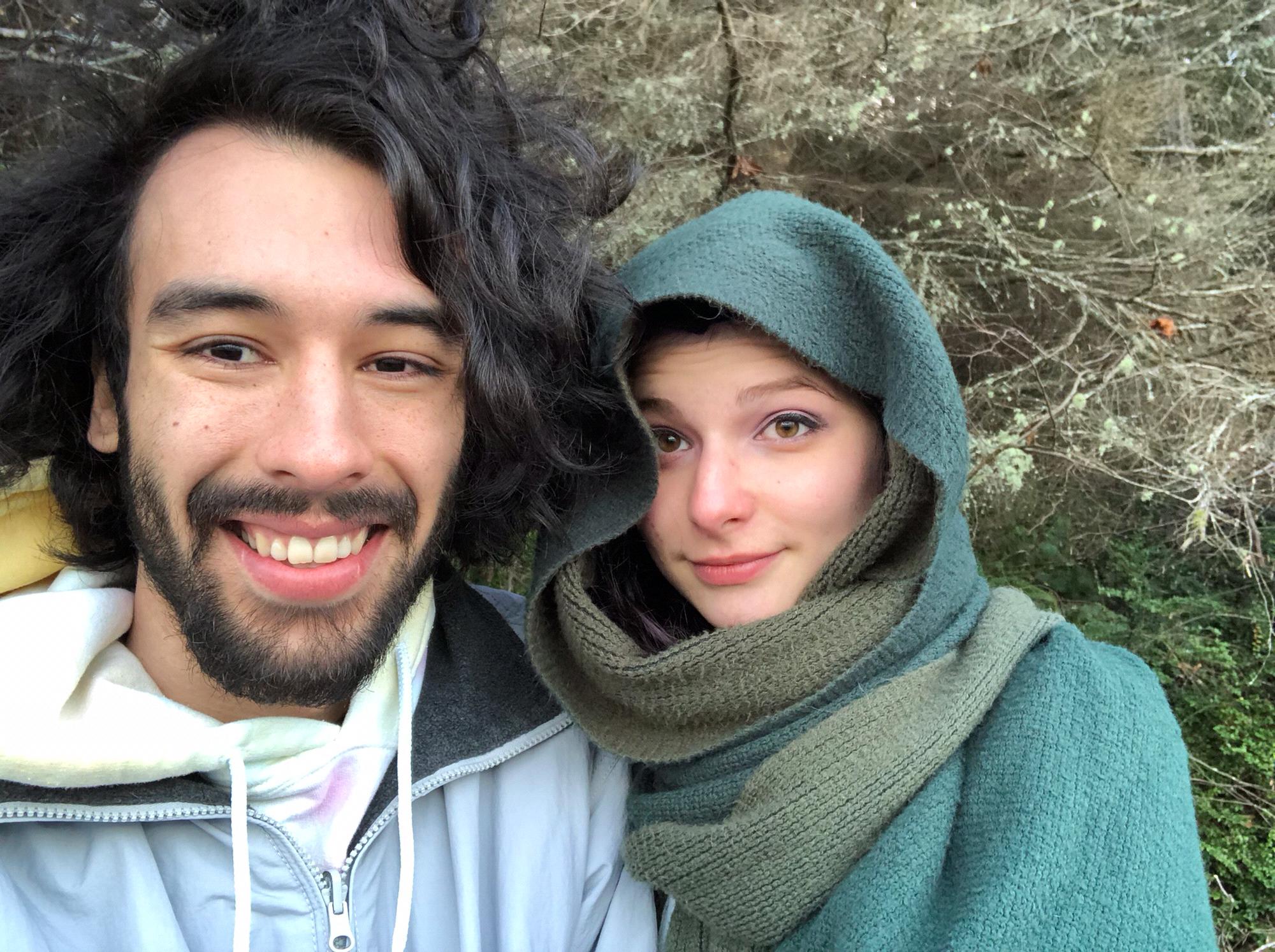 Our first photo together! This was taken at Point Defiance State Park on Owen's Beach.