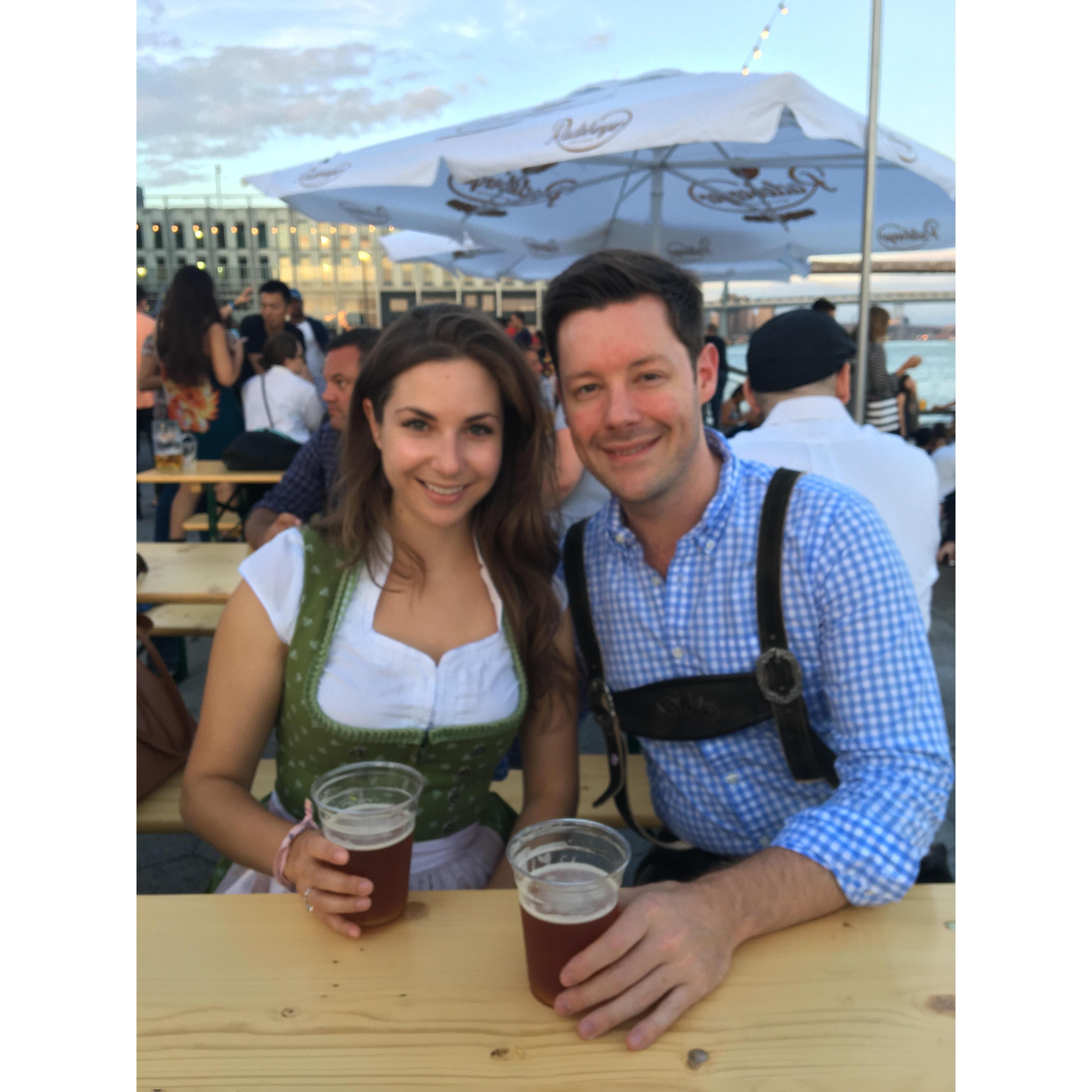 Celebrating Oktoberfest in NYC '17