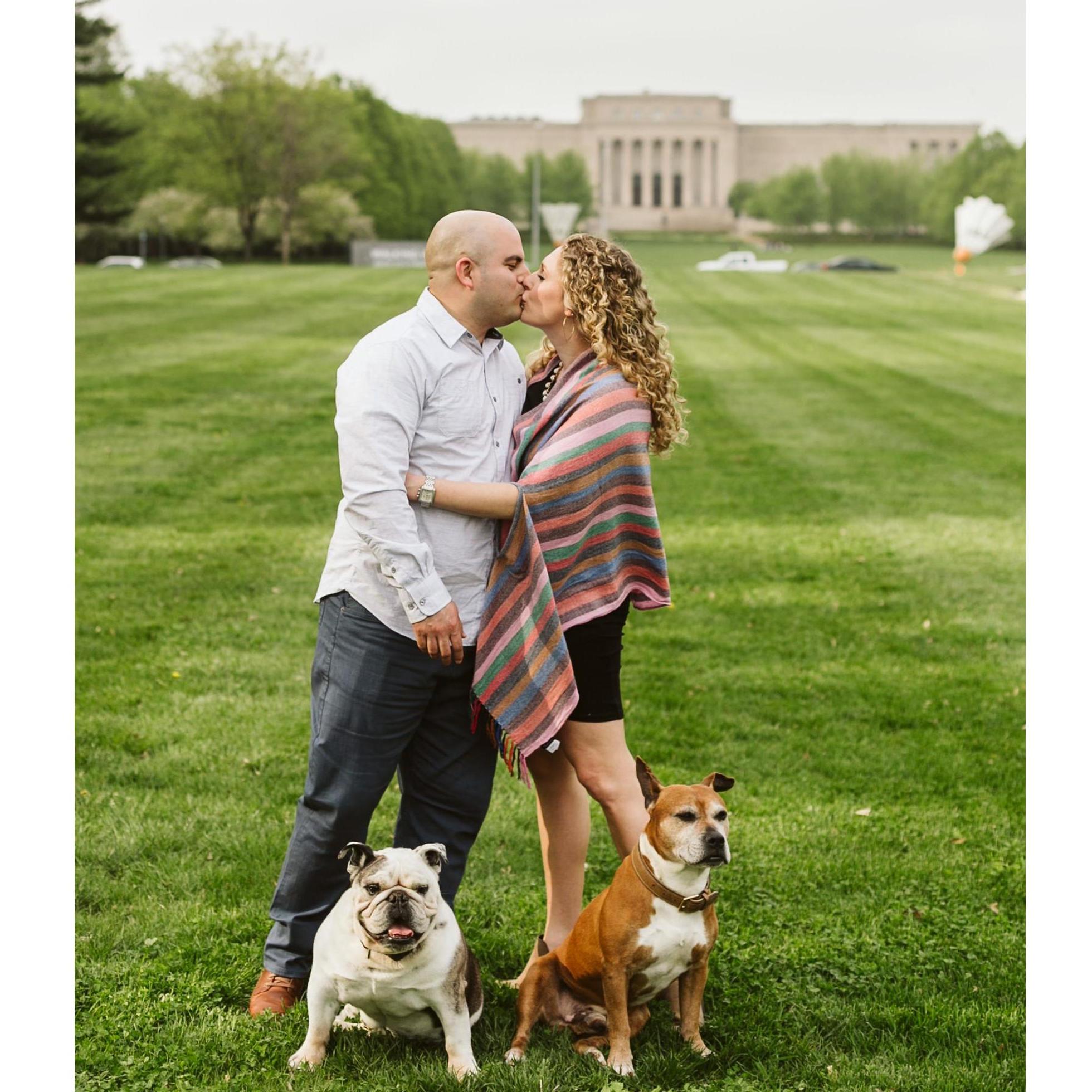 I am obsessed with all of our engagement pics, and I couldn't pick a favorite one or two