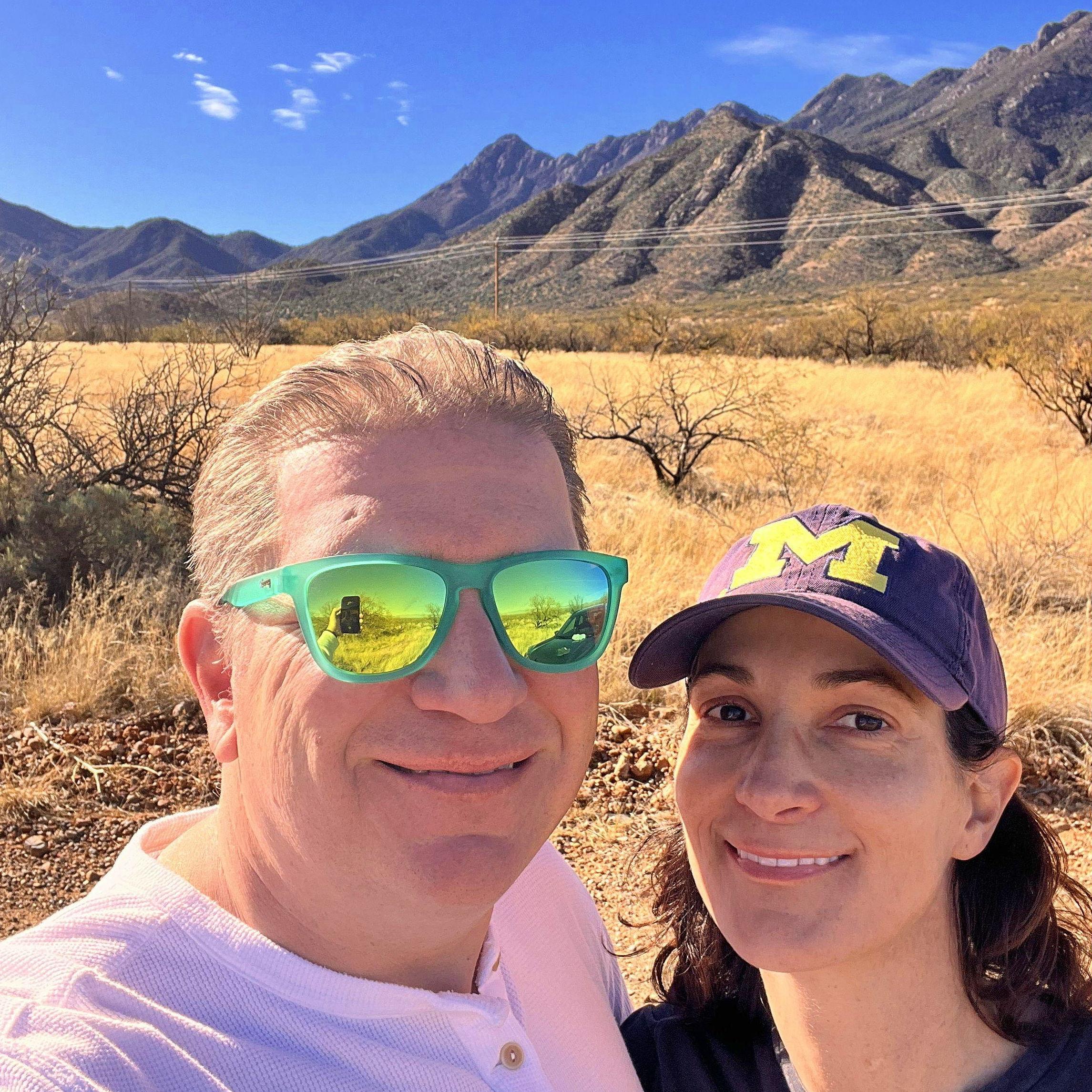 We came for the views in Tucson. We stayed because our shoes melted. 🥵
