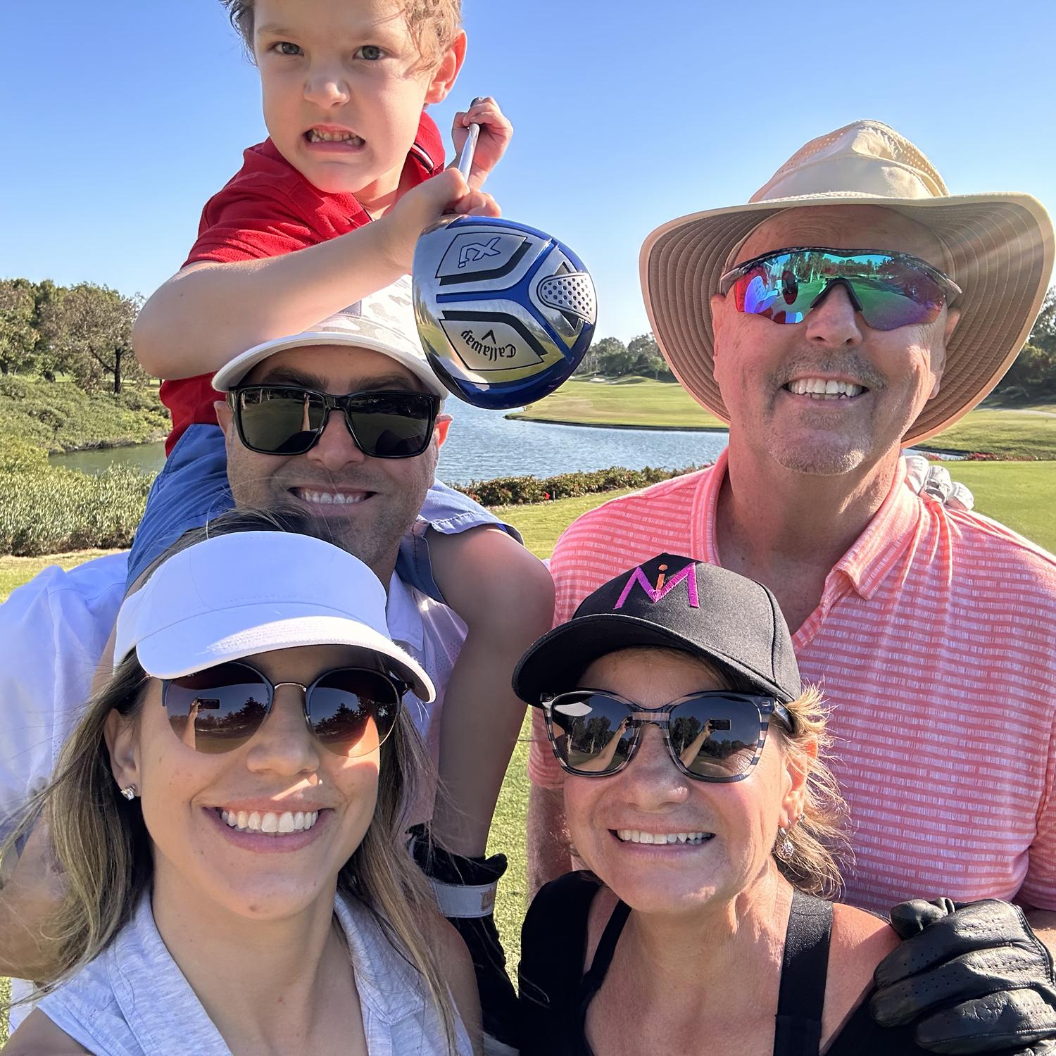 Thank you Ricky, Dani and Oli for a great day at the "Club" celebrating Father's Day.