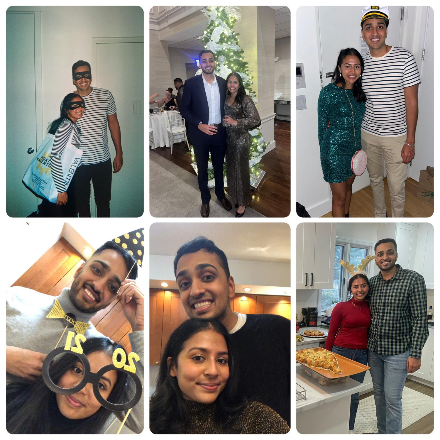 Celebrating many holidays over the past five years.