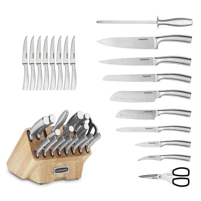 Cuisinart Classic 19-Piece Normandy Knife Block Set, Stainless-Steel