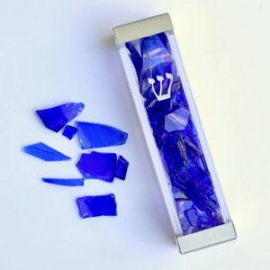 Fill-Your-Own Wedding Shards Mezuzah - Silver