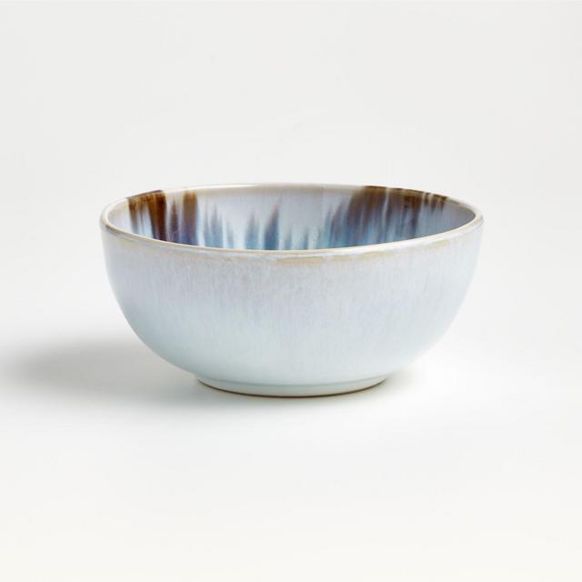 Julo Blue and White Cereal Bowl