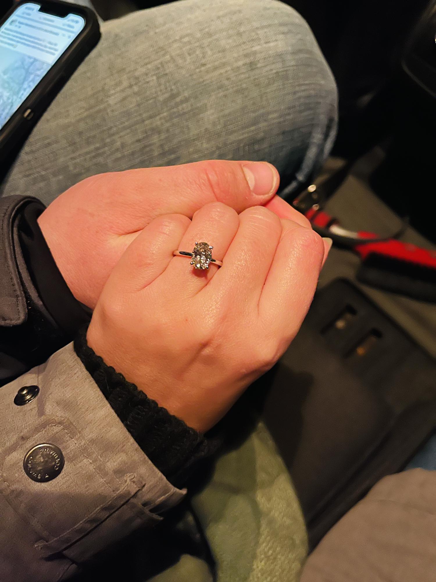 Jordon did a great job picking the perfect ring don't you think?!