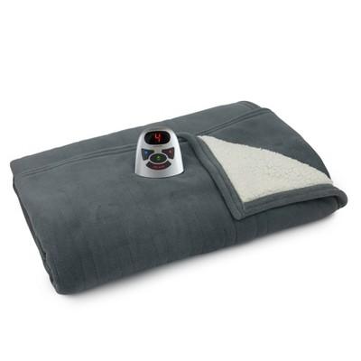 Microplush with Sherpa Electric Blanket - Biddeford Blankets