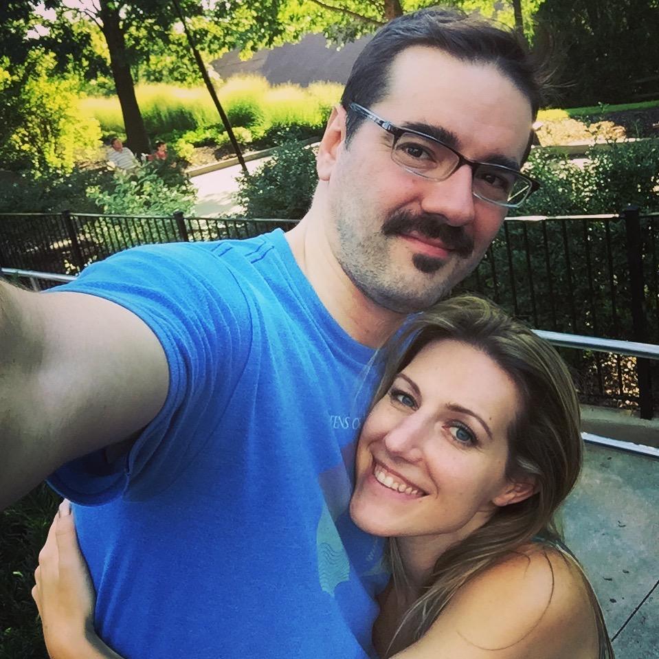 At Dorny Park for Mary's birthday, the day he proposed!!!!