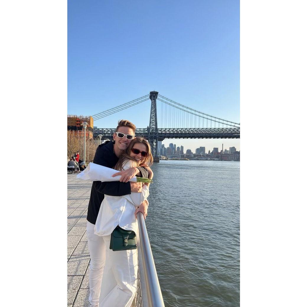 White pants in Williamsburg - April 2023