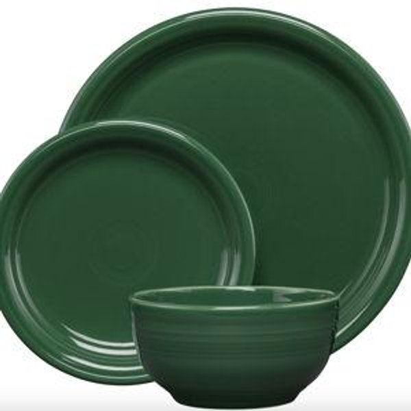 Bistro Coupe 3-Piece Place Setting, Service for 1