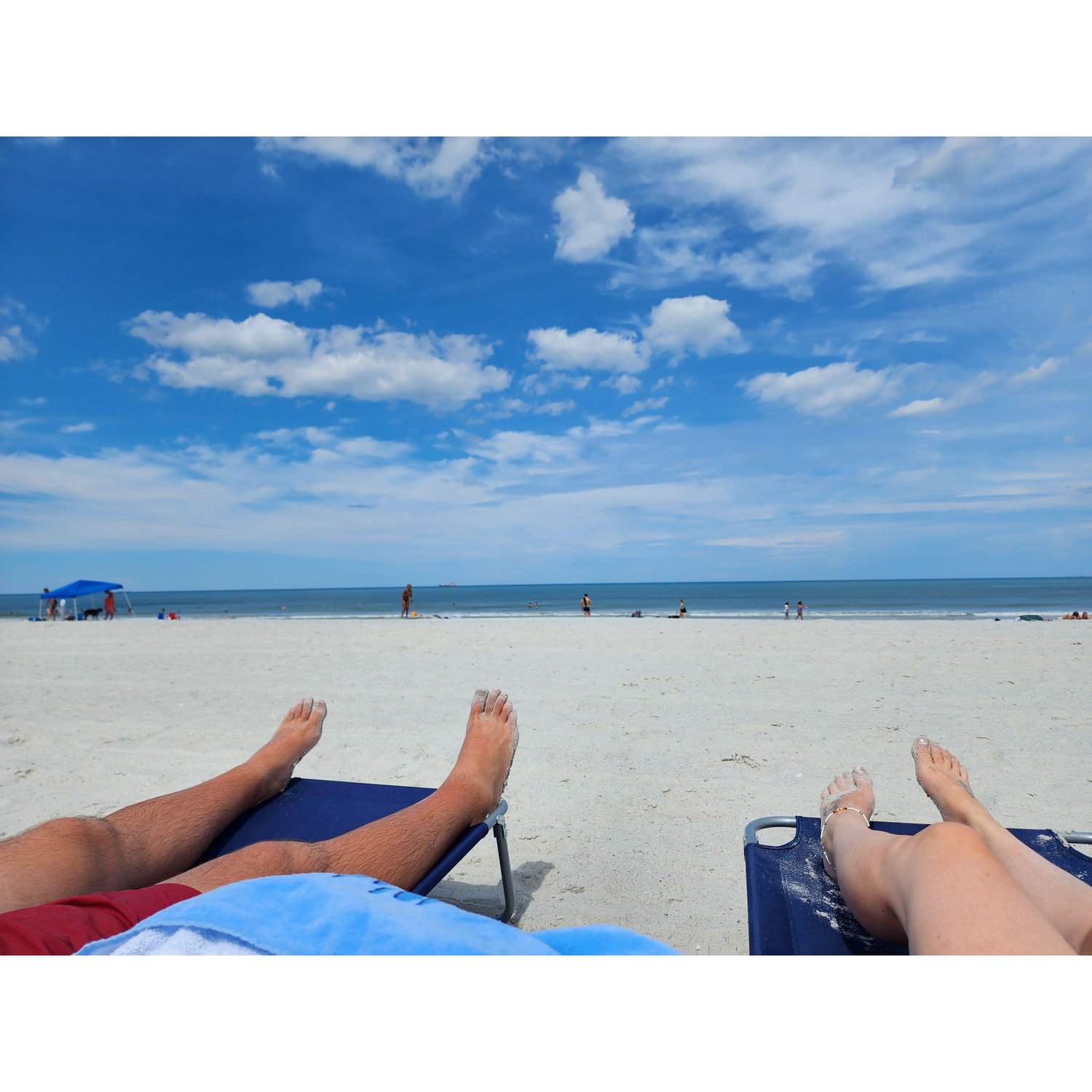 The beach where we fell madly in love, and where Wilding proposed a year later (Neptune Beach).