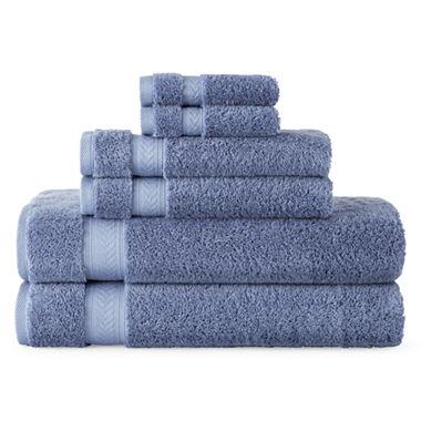 Royal Velvet® Luxury Egyptian Cotton Loops 6-pc. Bath Towel Set