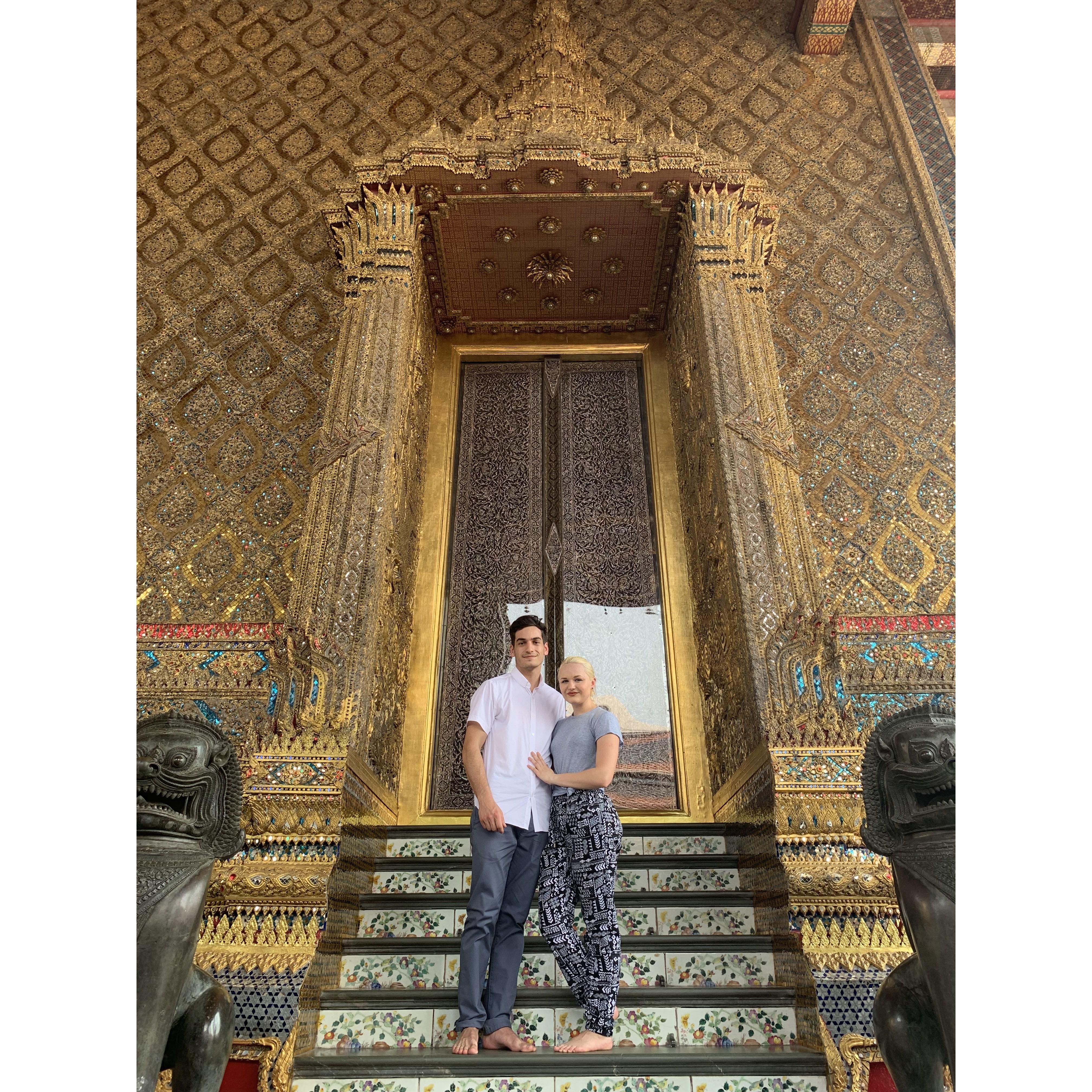 Our first international trip to Thailand. The Grand Palace in Bangkok, Thailand/ March 14th, 2019.