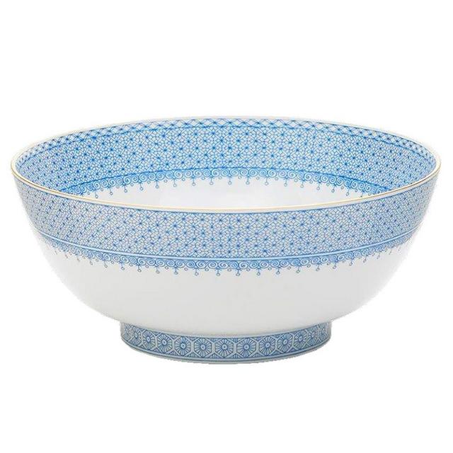Mottahedeh Serving Bowl, Cornflower Lace
