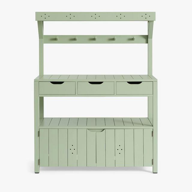 Julia Berolzheimer Potting Station, Green, 48"x20"x62"