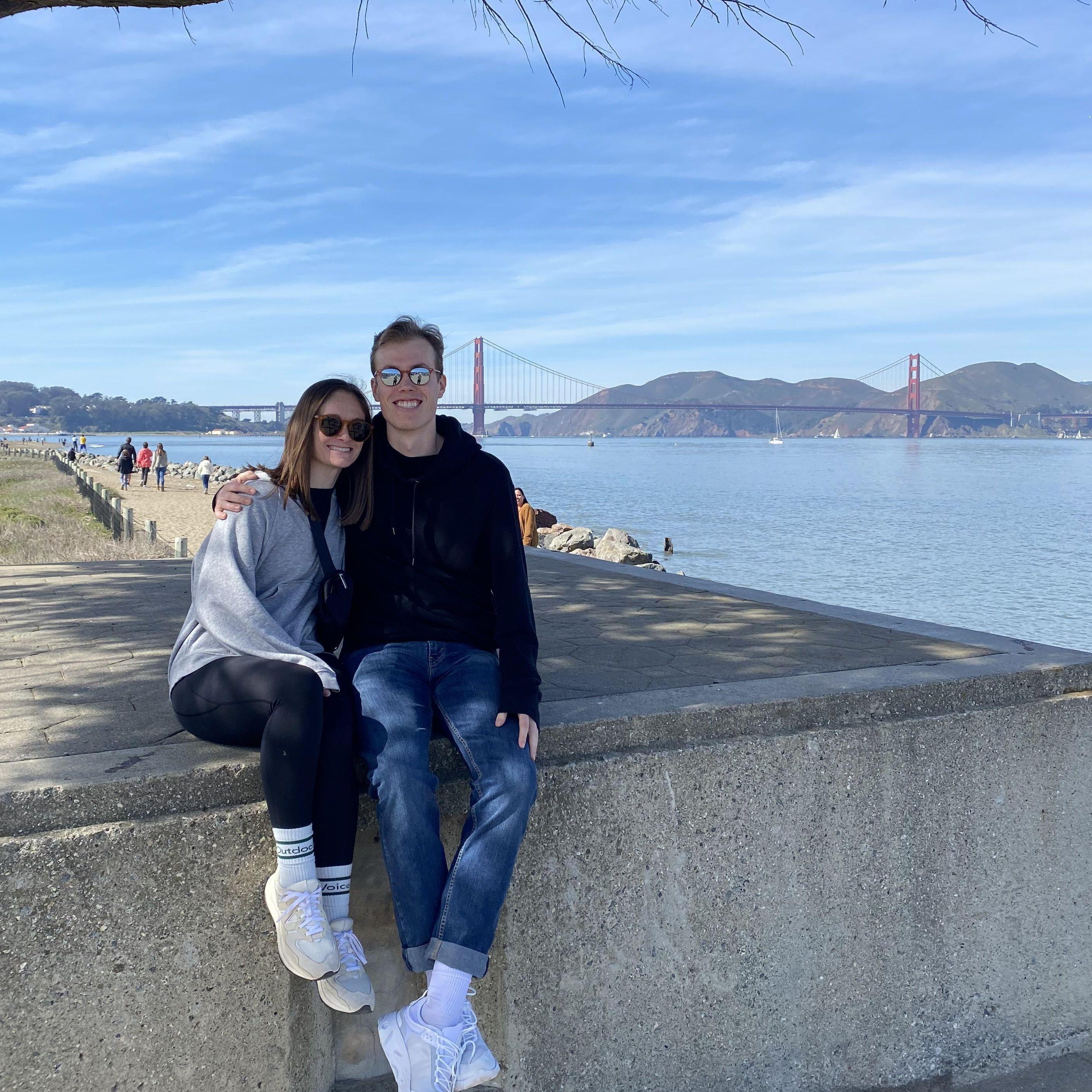 Visiting family and friends in San Francisco in February 2023