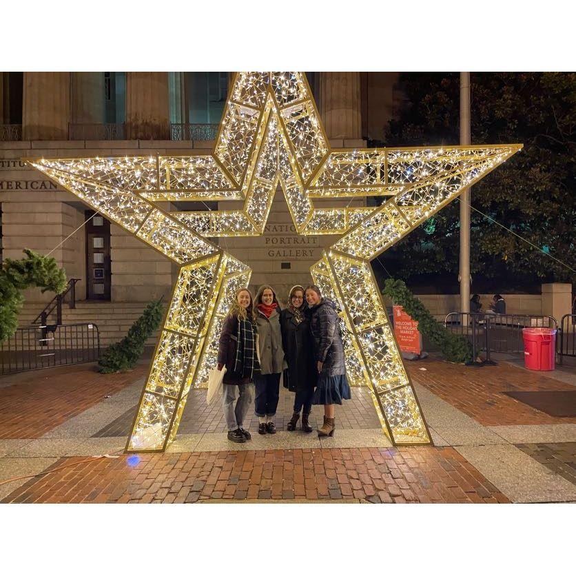 Christmas Market in DC with future sisters!