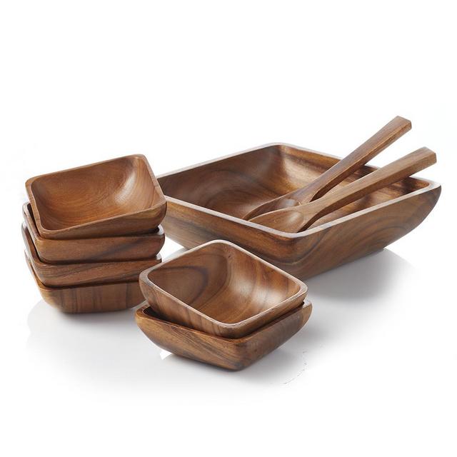 Acacia Wood Salad Set