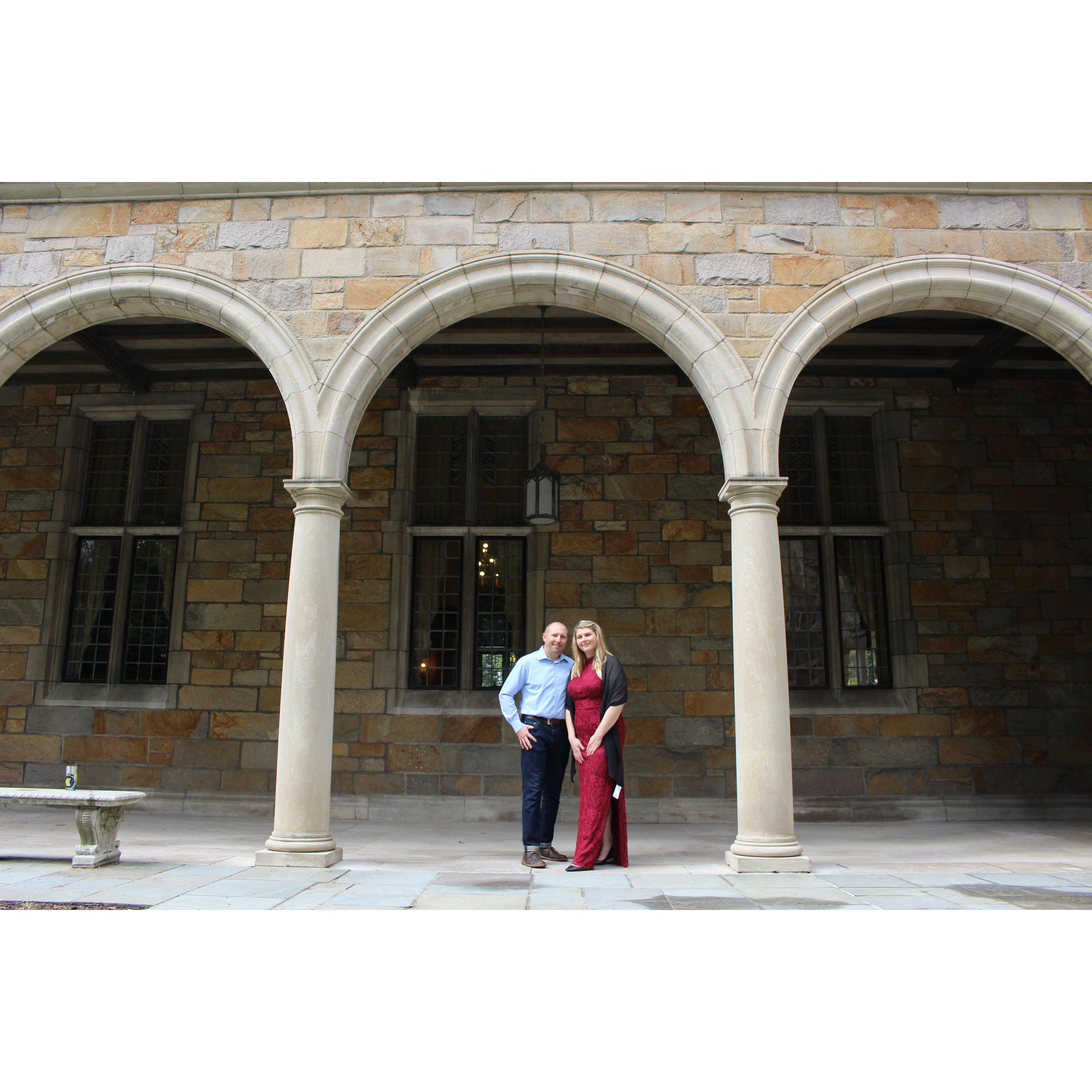 We want to thank Lisa Powers for our great engagement photos (and upcoming wedding photos), which were taken at the U of M Law Quad in Ann Arbor, MI.