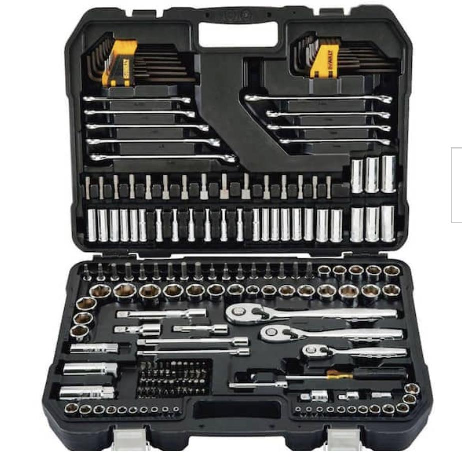 Drive Polished Chrome Mechanics Tool Set (200-Piece)