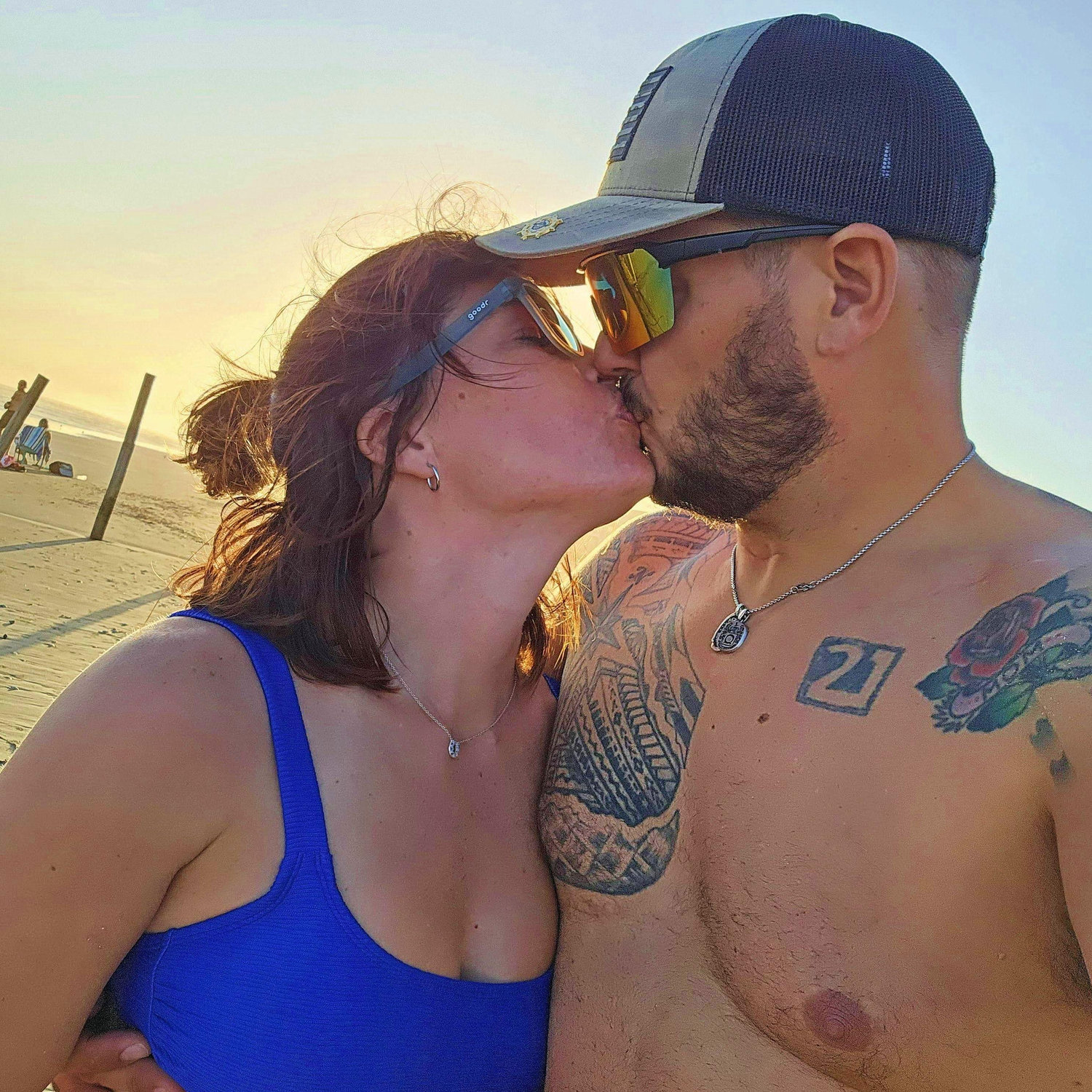 Perfect beach day with the love of my life..