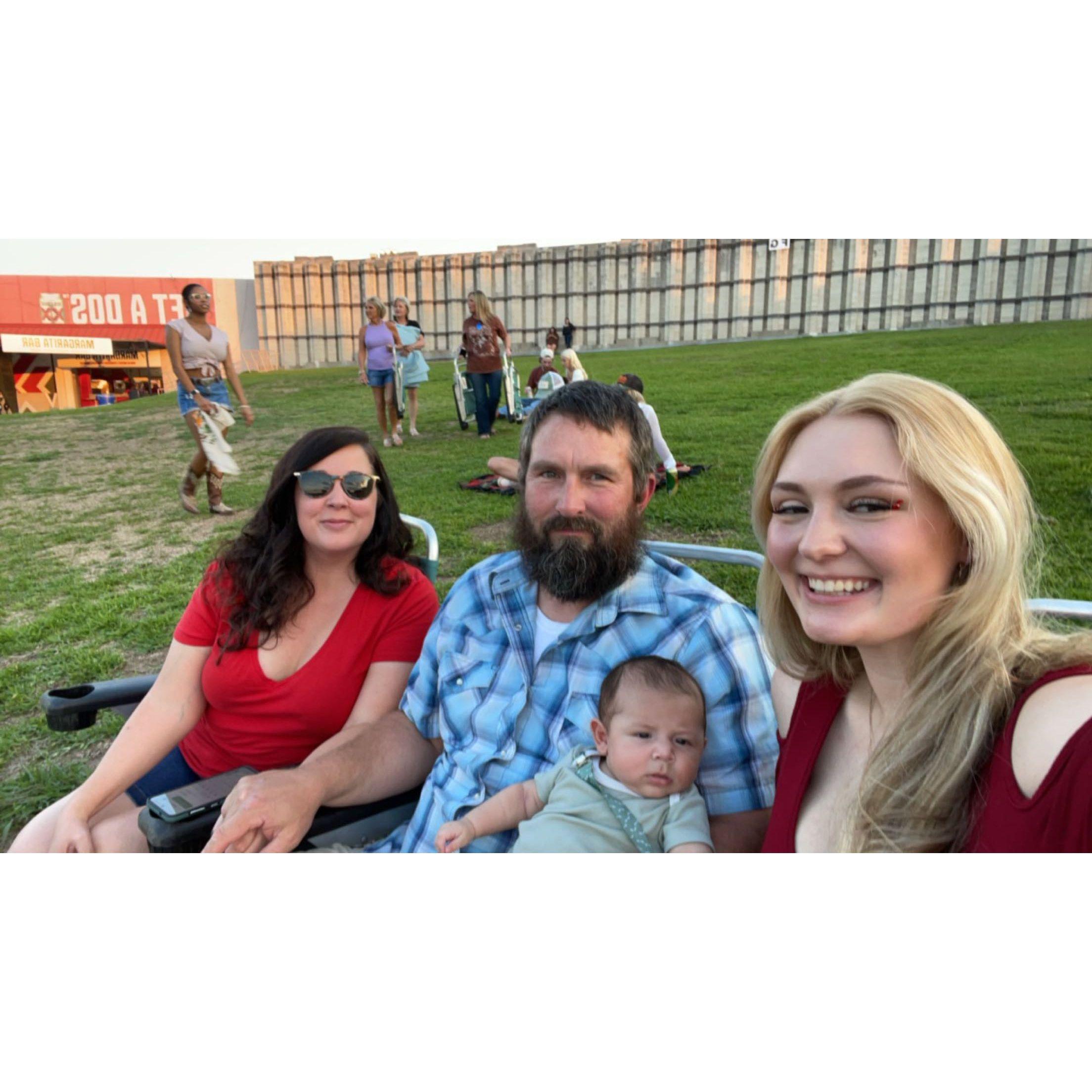 Grayson's First concert...Luke Bryan