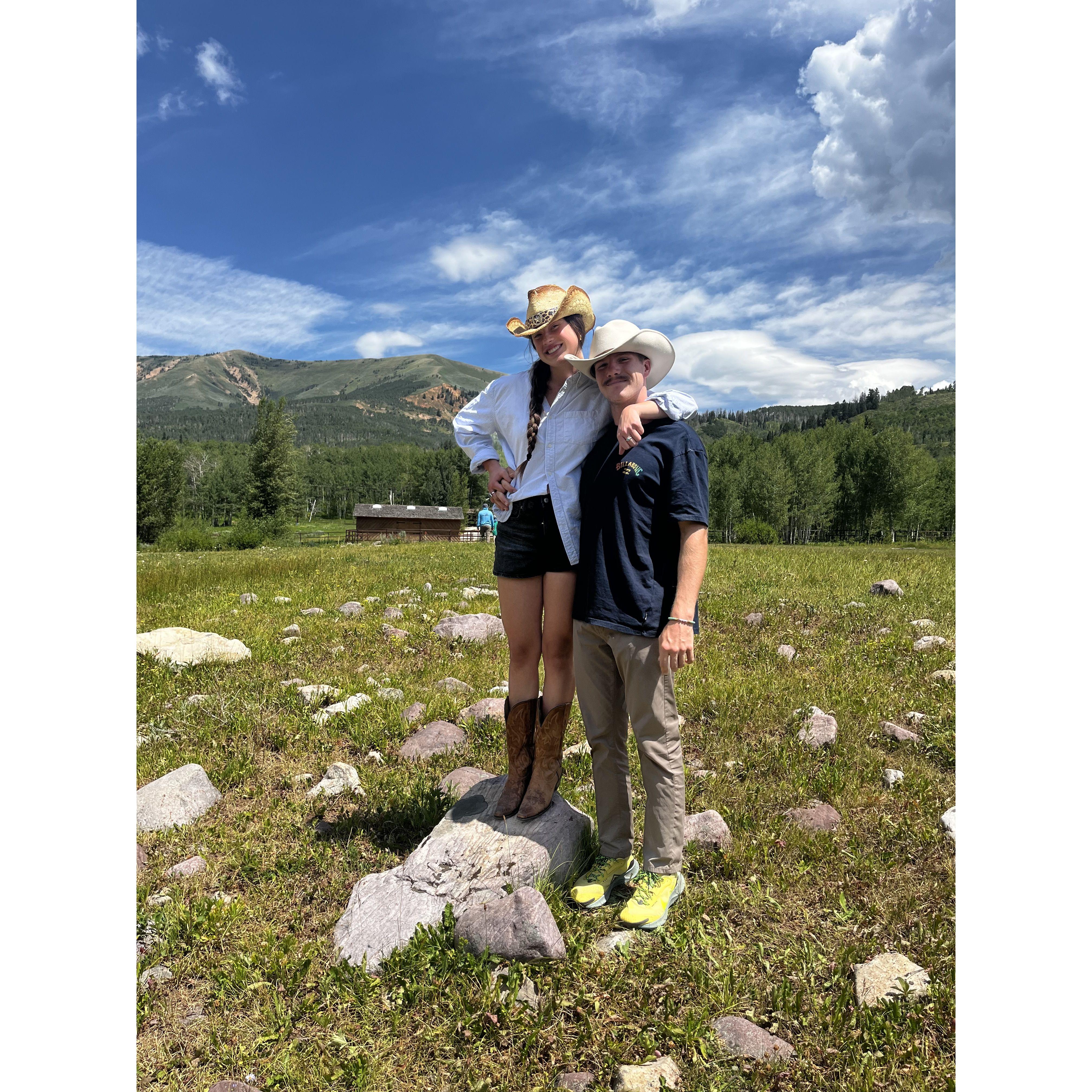 Our first summer together