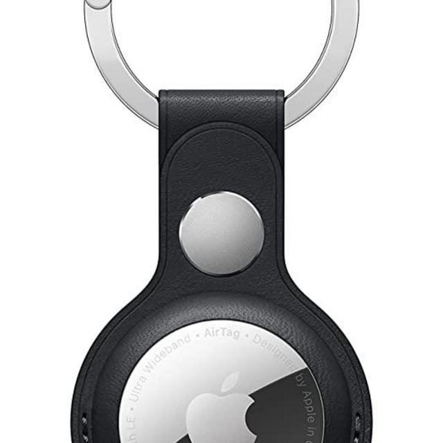 Apple AirTag Leather Key Ring – Midnight