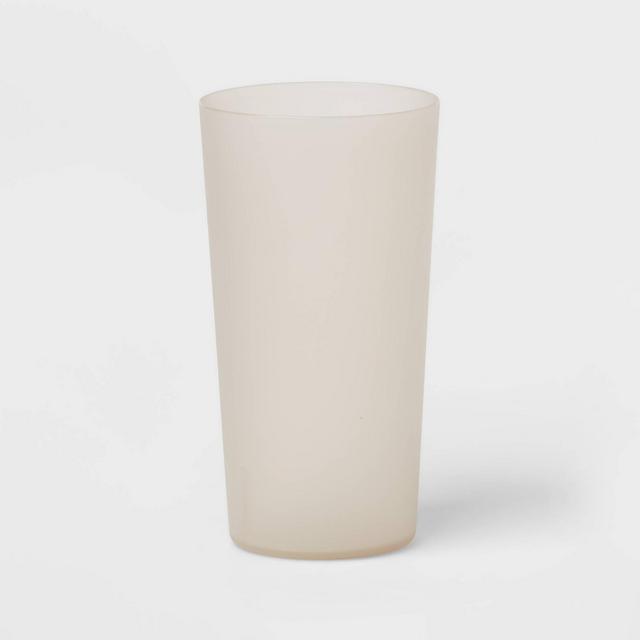 26oz Plastic Tall Tumbler Polypro Jet Gray - Room Essentials™