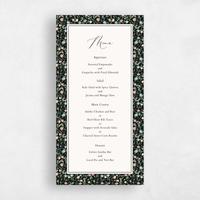 Black Wedding Menu - Ariella