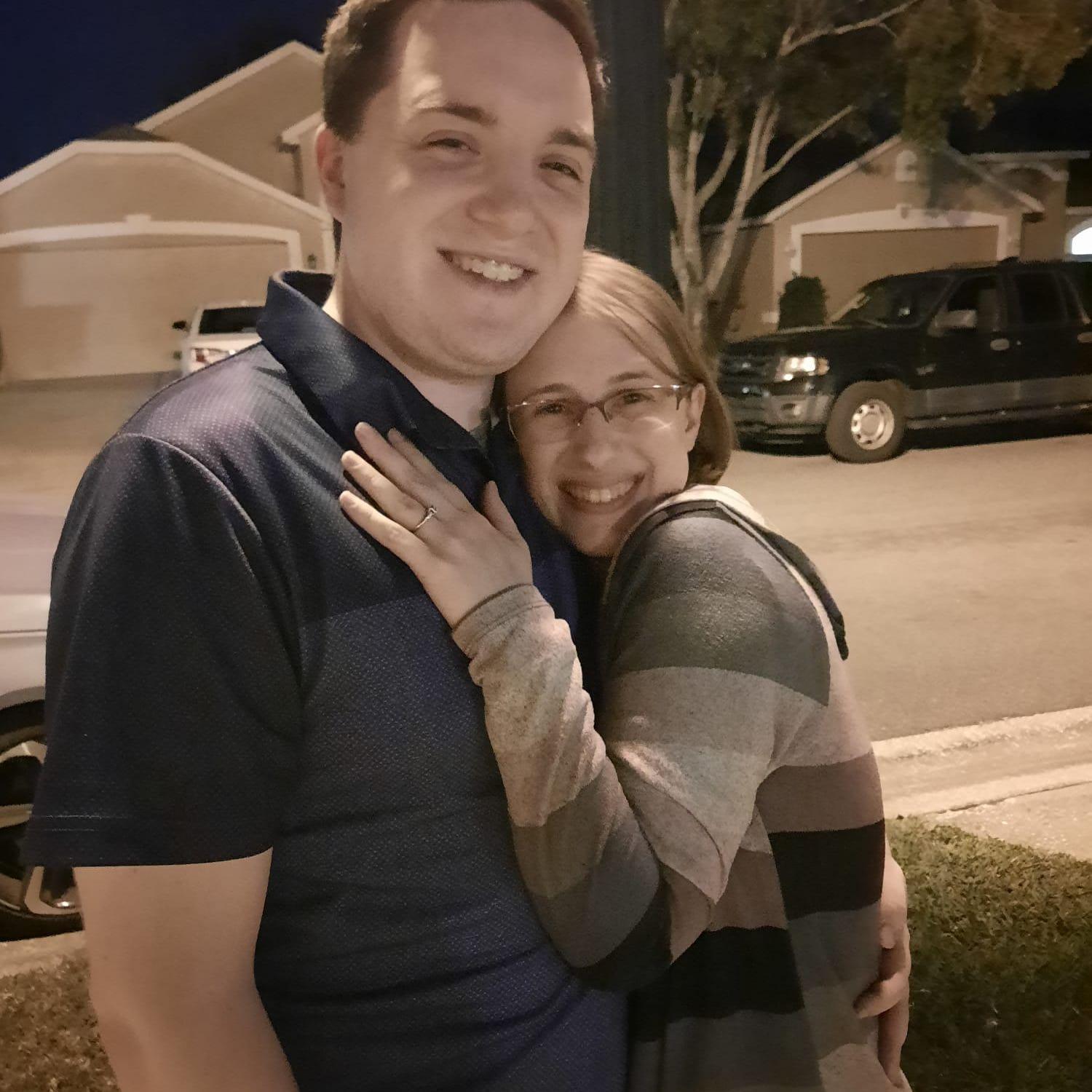 November 28th, 2024: On Thanksgiving night, he popped the question and she said yes!