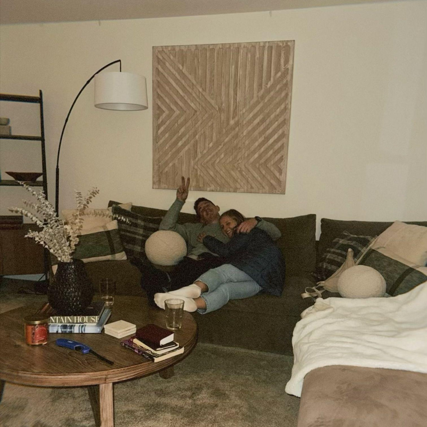 The night of our engagement. Taking it all in!
