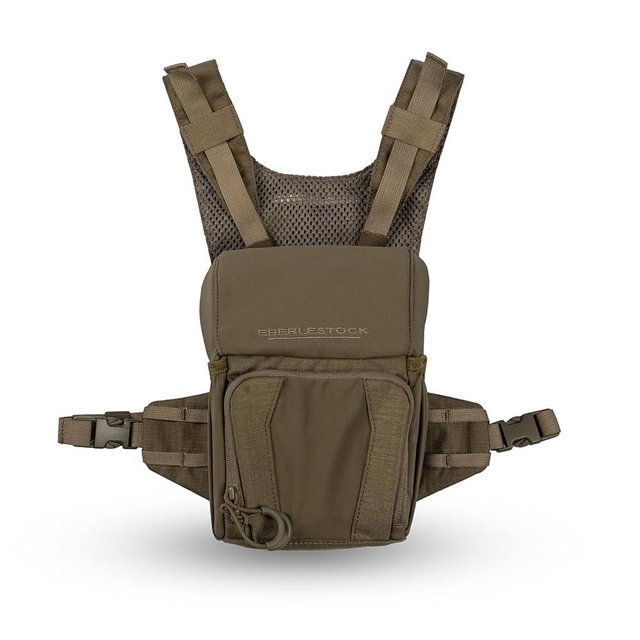 Eberlestock Recon Modular Bino Pack - Advanced Binocular Harness System with Customizable Attachments - Dry Earth - Large