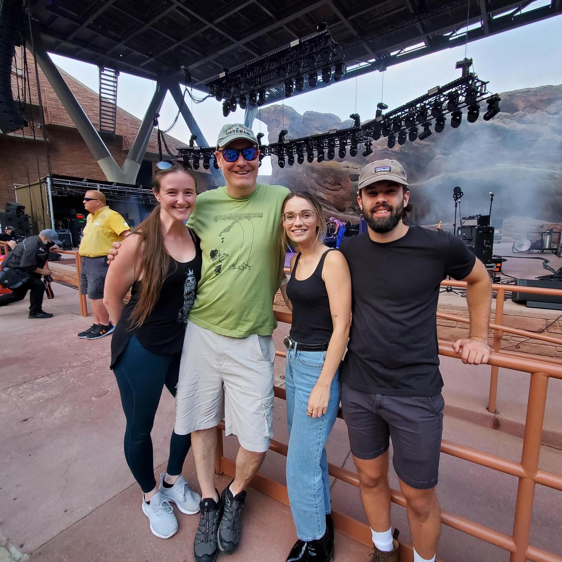 Wilco at Red Rocks with Maddy and Matthew