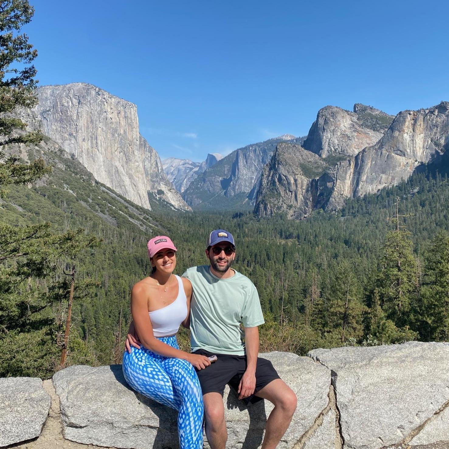 Pierre's first time in Yosemite!