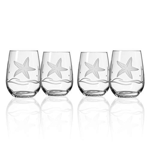 Starfish Stemless Wine Glass (Set of 4)